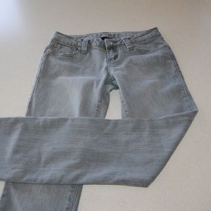 Blue Asphalt Skinny Jeans Size 3 R Grey